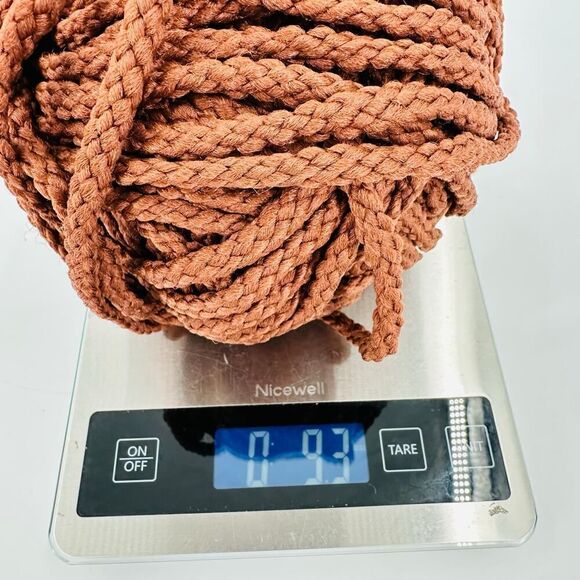 Bonnie Macrame Braid Craft Cord MIXED Lot BROWN BLUE Pepperell Vintage 6mm - Picture 6 of 8